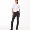 breeches grey front with white shirt