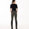 olive breeches back outfit