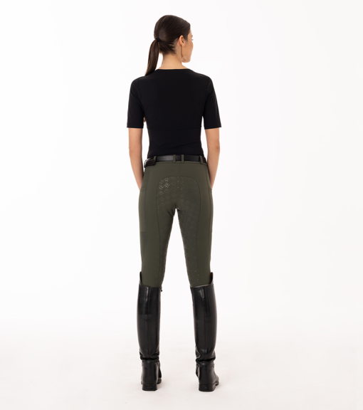olive breeches back outfit
