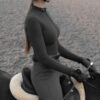grey baselayer in the saddle scaled