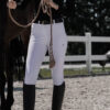 white competition breeches lifestyle