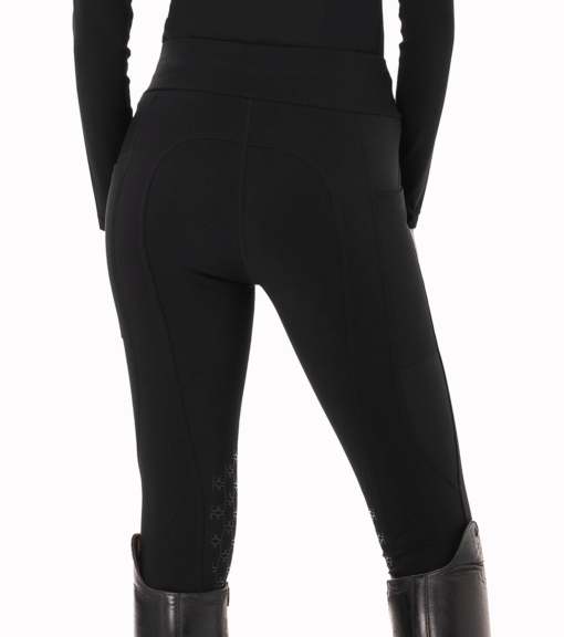 Black Women's compression riding leggings
