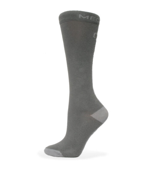 grey working equestrian socks side
